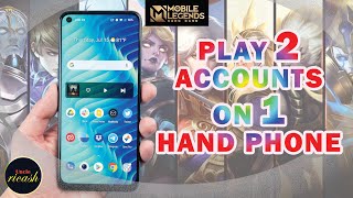 Play 2 Different Accounts of Same Game in 1 Hand Phone  All Mobile Games  Mobile Legends  MLBB [upl. by Buchalter]