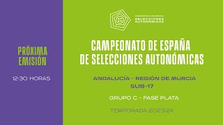 Sub17 GRUPO C – Fase Plata  Selección Andaluza  Selección Región de Murcia 1 Marzo 1230 [upl. by Windham728]