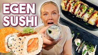 GÖR EGEN SUSHI  MUKBANG [upl. by Eirolam481]