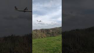 Loganair Atr72 Landing at Newquay airport [upl. by Crain419]