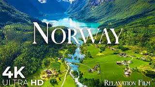 Norway 4K • Scenic Relaxation Film with Peaceful Relaxing Music and Nature Video Ultra HD [upl. by Yedoc]