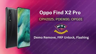 OPPO Find X2 Pro CPH2025 DEMO Remove Flashing Unbrick FRP Unlock oppofindx2pro [upl. by Kiona]