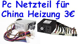 China Heizung mit Pc Netzteil speisen [upl. by Eelana]