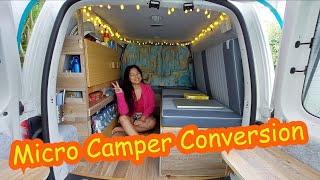 How to convert a micro camper VW Caddy Camper [upl. by Ferguson103]