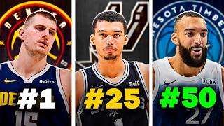 Ranking the Top 50 Players in the NBA [upl. by Euqinad]