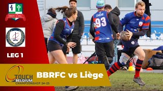 BBRFCeltics vs Liège  Belgian Championship 2425  Leg 1 [upl. by Ronica282]