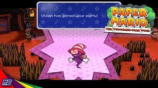 How to Find and Team up with VivianPaper Mario TTYD Remake 17 [upl. by Sillad]