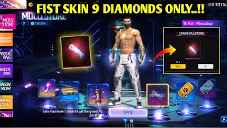 New Fist Skin Moco Store  9 Diamonds One Spin Trick  New Moco Store Free Fire Free Fire New Event [upl. by Aisital558]