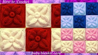 Como tejer con Ganchillo Crochet punto de hojas acolchadas en doble relieve [upl. by Roddy120]