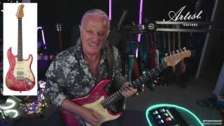 Artist AS72 Red Paisley Relic Electric Guitar Review by Peter Northcote [upl. by Walker]