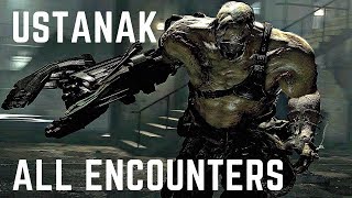 Resident Evil 6 Ustanak All Encounters  Boss Fights Gameplay [upl. by Hujsak874]