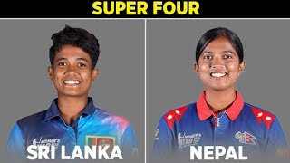 SRILANKA U19 WOMEN VS NEPAL U19 WOMEN T20 LIVE MATCH SCORES AND COMMENTARY [upl. by Bazil]