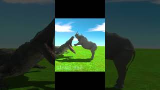 PURUSSAURUS VS RHINOCEROS  ARBS  Animal Revolt Battle Simulator [upl. by Coben741]