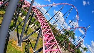 DC Rivals Hypercoaster On Ride POV  Warner Bros Movie World [upl. by Corydon632]