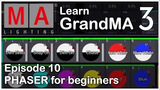 E10  Phaser Effects For Beginners  GrandMA3 OnPC Tutorial [upl. by Gusti]