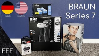 BRAUN Series 7 Electric Razor Unboxing amp Review FFF [upl. by Adelaida]