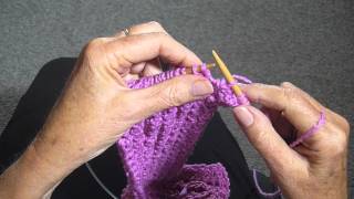 KNIT THE RICK RACK STITCH PART 2 [upl. by Macpherson]