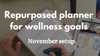 Getting back into my wellness planner  Colibri Paper Co Horizontal Weekly Works Planner [upl. by Abroms]