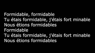 Formidable Stromae Lyrics [upl. by Lolly325]