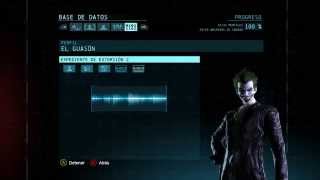 BATMAN ARKHAM ORIGINS BIOGRAFIAS DE PERSONAJES 3 Y FINAL [upl. by Nimaynib]