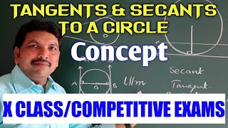 X CLASSTANGENTS AND SECANTS TO A CIRCLE [upl. by Erlin]