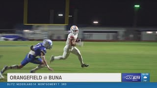 Orangefield High School puts away Buna 52  22 in Thursday night play [upl. by Susy]