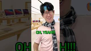 Sub to hubertceo When Richie bumped into McBully at an Apple Store… shorts [upl. by Llyrat]