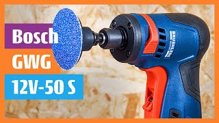 Bosch GWG 12V50 S Compact cordless super powerful grinder for numerous applications Variablespeed [upl. by Feldt]