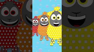 Big Bigger Biggest Song  POLKADOT SHEEP BabyBigMouth shorts kidssong dance toddler learn [upl. by Eddina577]