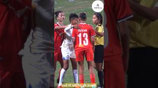 Rekha Poudel Fight foryou football nepalifootball footballedits fyp foryourpage fypシ゚viral [upl. by Eiralav357]