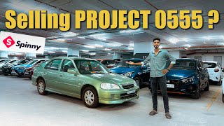 Selling Project0555 🥲  Selling and Buying Used Car from Spinny 😃 [upl. by Claudina]