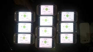 10 Samsung Galaxy SIII S3 connected with AllShare Play Group Cast [upl. by Ahsirt]