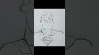 drawing superman cartoon [upl. by Lleroj]