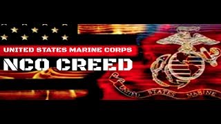 USMC NCO Creed [upl. by Wilona]