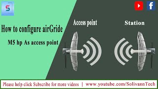 How to configure AirGride M5 HP as Access Point 2021 [upl. by Ateloj]