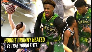 Bronny James 1st 360 DUNK Bronny Gets HEATED vs Trae Youngs Team Blue Chips Put To The TEST [upl. by Tabbie]