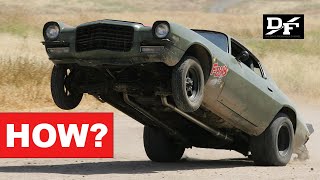 How the FBomb Camaro Does Wheelies On Dirt [upl. by Sioux527]