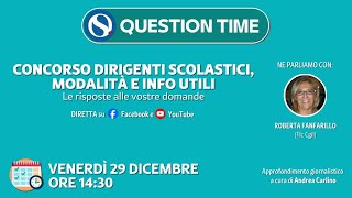 Concorso dirigenti scolastici riservato e ordinario modalità e info utili [upl. by Adnyc324]