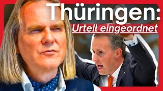 Urteil zum Thüringer Landtag  Diskontinuität und Strategem 23  Prof Dr Christian Rieck [upl. by Ahsatal741]