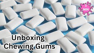 ASMR Unboxing Air Action Chewing Gums [upl. by Bencion]