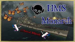 WoWs  Monarch WiP  Question de Majesté [upl. by Gladwin580]