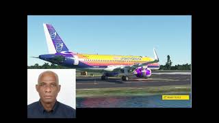 Return Of Air Jamaica Virtual MSFS 2020 Airbus A320 Neo Takeoff cruise land [upl. by Reld320]