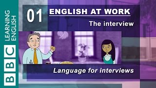 How to prepare for an interview  01  English at Work has the answers [upl. by Yule738]