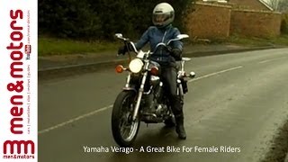 Yamaha Verago  A Great Bike For Female Riders [upl. by Aicitan]