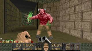 Final Doom Plutonia 2  MAP31  Cybernation UV Pistol 100 KillsSecrets [upl. by Aimek]