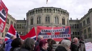 OSLO NORVEGIA  PROTEST GLOBAL PENTRU SUSTINEREA FAMILIEI BODNARIU  16 APRILIE 2016 [upl. by Uis]