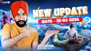 NEW UPDATE 032024  BGMI LIVE  GTXPREET PUBG LIVE [upl. by Naujled]