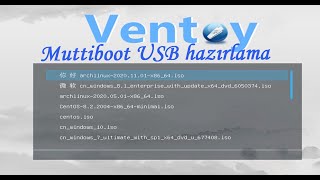 Ventoy Kullanımı  Multiboot Usb Bellek Nasıl Hazırlanır [upl. by Amaris]