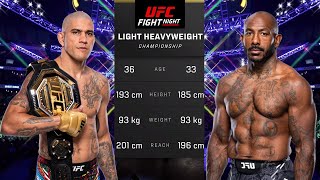 🔴 UFC 307 Alex Pereira vs Khalil Rountree Jr  Full Fight Highlights  Light Heavyweight Title Bout [upl. by Anirtak]