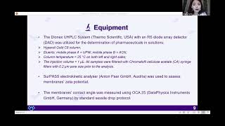 SYNERGISTIC REMOVAL OF PHARMACEUTICALS BY POLYMERIC MEMBRANES [upl. by Dnomayd]